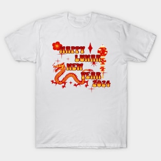 Happy Lunar New Year 2024 T-Shirt